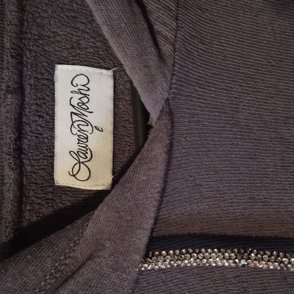 Gray Skull Rock Hoodie lauren moshi - Picture 2 of 7